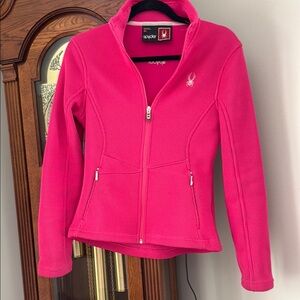 Spyder Vibrant Pink Zip-Up Jacket